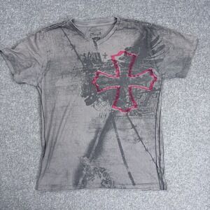 Free Bird Skull Rock Retro Fit Tie Dye Sleeveless Tank S